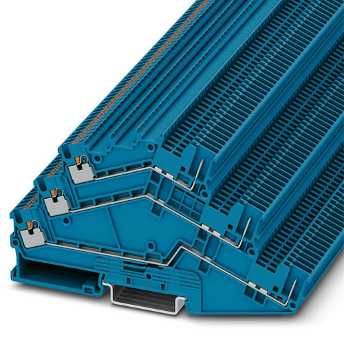 PHOENIX CONTACT - PTS 1,5/S-3L/3P BU - Multi-level terminal block