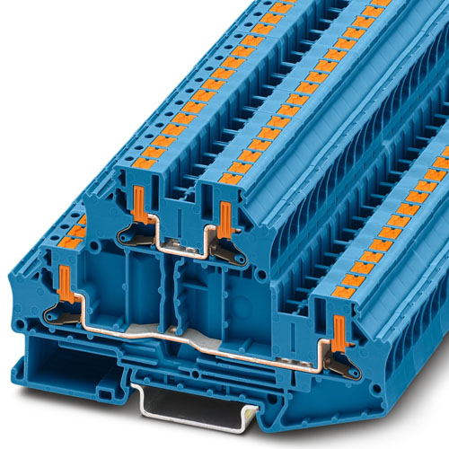 PHOENIX CONTACT - PTTBV 4 BU - Double-level terminal block