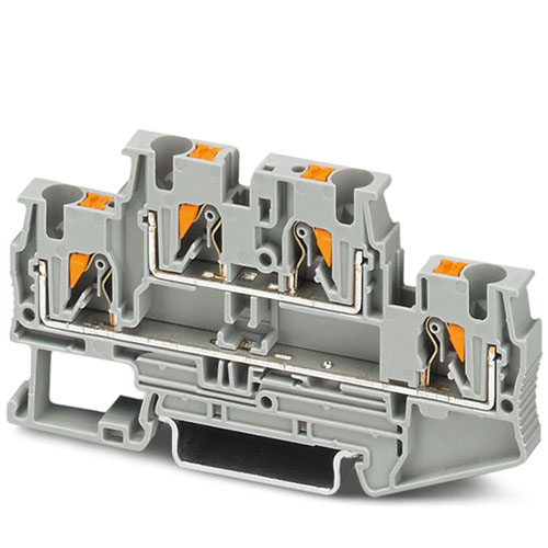 PHOENIX CONTACT - PTTB 4 RD - Double-level terminal block