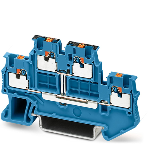 PHOENIX CONTACT -  PTTB 1,5/S-PV BU - Double-level terminal block