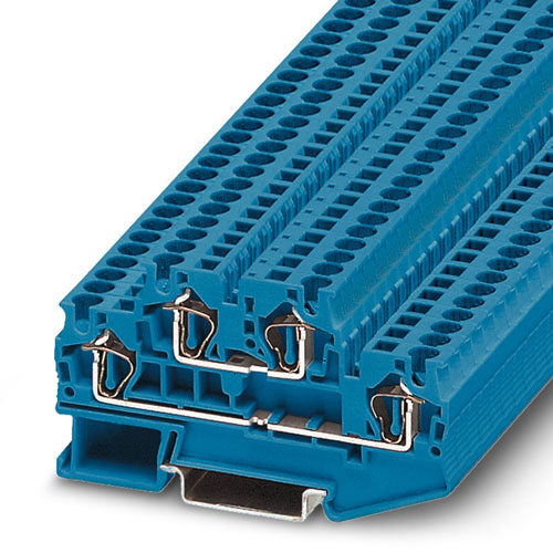 PHOENIX CONTACT -  STTB 4 BU - Double-level spring-cage terminal block