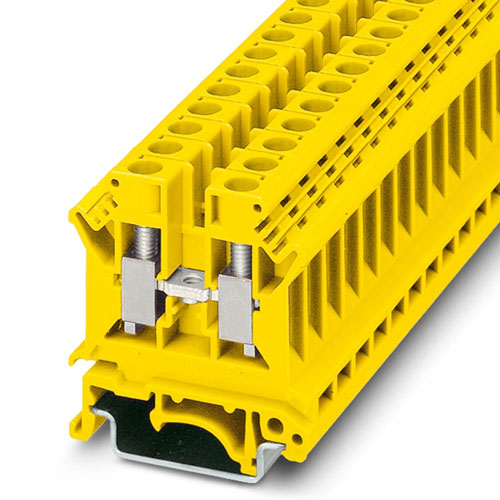 PHOENIX CONTACT - UK 6 N YE - Feed-through terminal block
