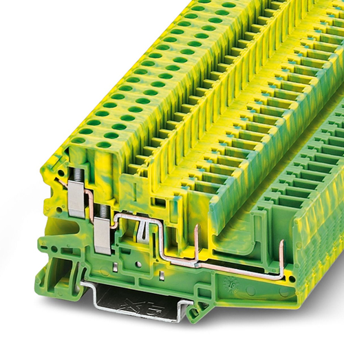 PHOENIX CONTACT -  UT 4-QUATTRO/ 2P-PE - Ground terminal