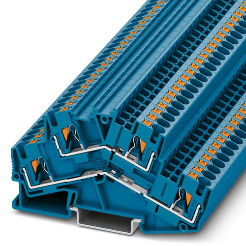 PHOENIX CONTACT -  PTTBS 4 BU - Double-level terminal block