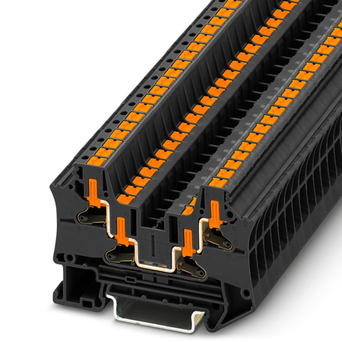 PHOENIX CONTACT - PTV 4-QUATTRO BK - Feed-through terminal block