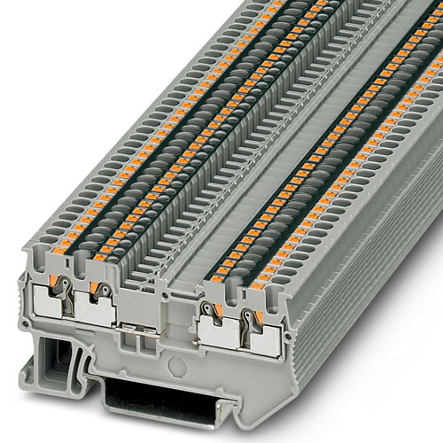 PHOENIX CONTACT - PT 1,5/S-QUATTRO-U - Feed-through terminal block