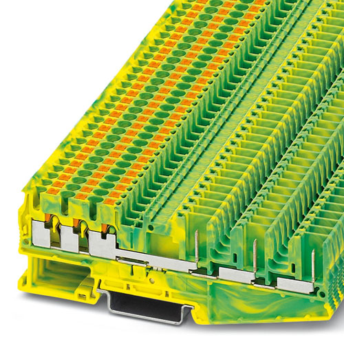 PHOENIX CONTACT -  PT 2,5-HEXA/3P-PE - Ground terminal