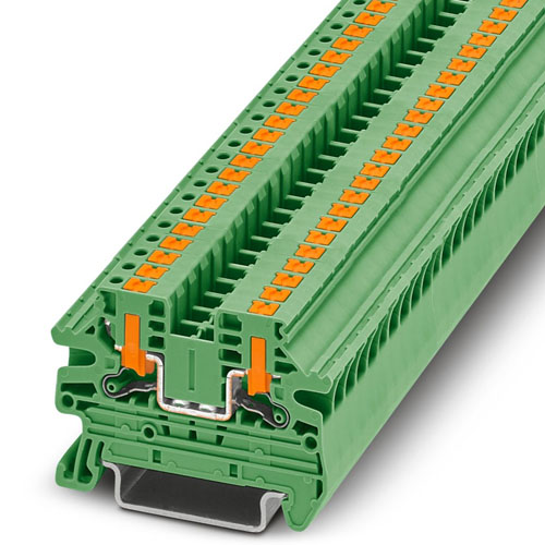 PHOENIX CONTACT -  PTV 2,5 GN - Feed-through terminal block