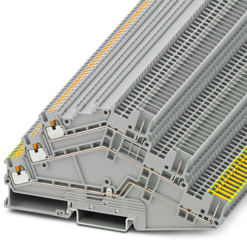 PHOENIX CONTACT - PTS 1,5/S-PE/L/L/3P - Multi-level terminal block