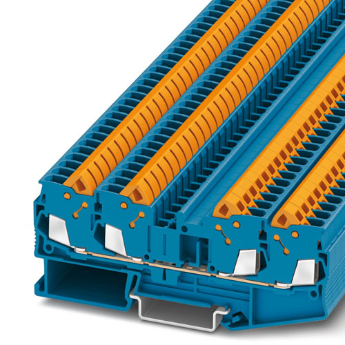 PHOENIX CONTACT - QTC 2,5-QUATTRO BU - Feed-through terminal block