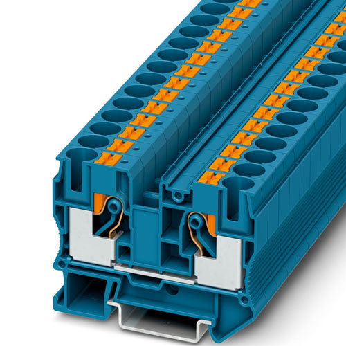 PHOENIX CONTACT - PT 10 BU - Feed-through terminal block