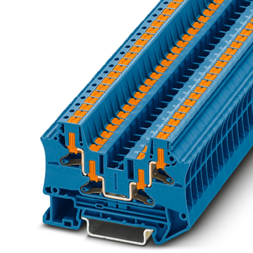 PHOENIX CONTACT - PTV 4-QUATTRO BU - Feed-through terminal block