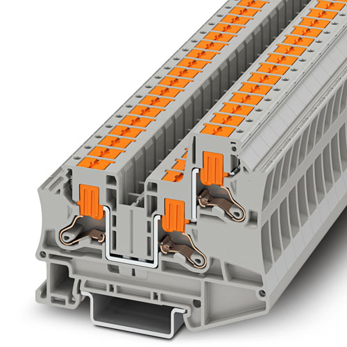 PHOENIX CONTACT -  PTV 6-TWIN - Feed-through terminal block