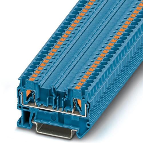 PHOENIX CONTACT - PTC 2,5-MTD BU - Feed-through terminal block