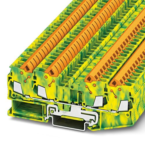 PHOENIX CONTACT -  QTC 2,5-QUATTRO-PE - Ground terminal