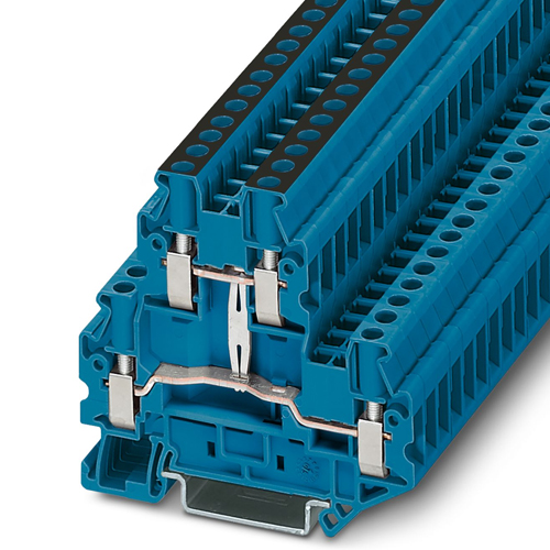 PHOENIX CONTACT -  UTTB 4-PV BU - Feed-through terminal block