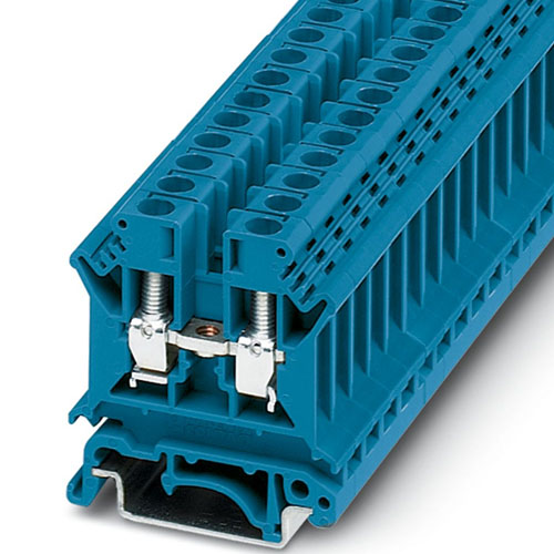 PHOENIX CONTACT -  TB 6 I BU - Feed-through terminal block
