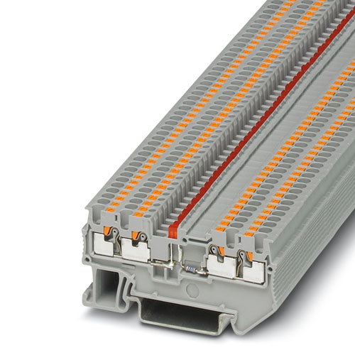 PHOENIX CONTACT - PT 1,5/S-QUATTRO-LA 24 RD - Feed-through terminal block