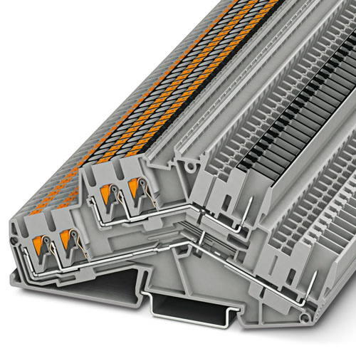 PHOENIX CONTACT -  PTTBS 2,5-TWIN/2P-PV - Double-level terminal block