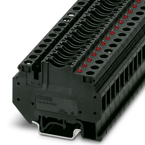 PHOENIX CONTACT - UK 6-FSI/C-LED24 - Fuse modular terminal block