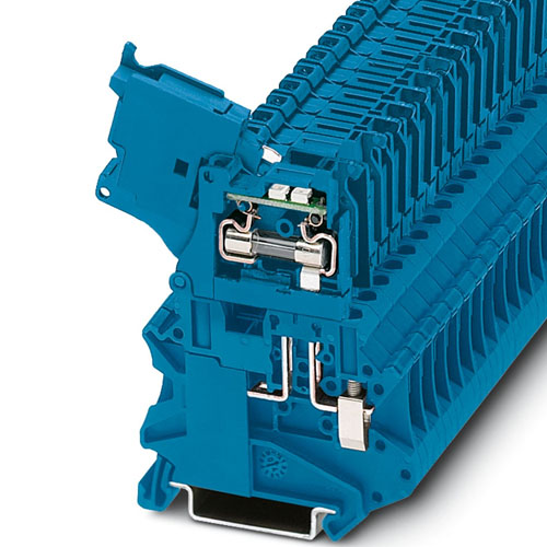 PHOENIX CONTACT - UT 4-HESILED 24 (5X20) BU - Fuse modular terminal block