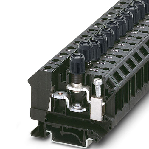 PHOENIX CONTACT - UK 10-DREHSI/K (5X25) - Fuse modular terminal block