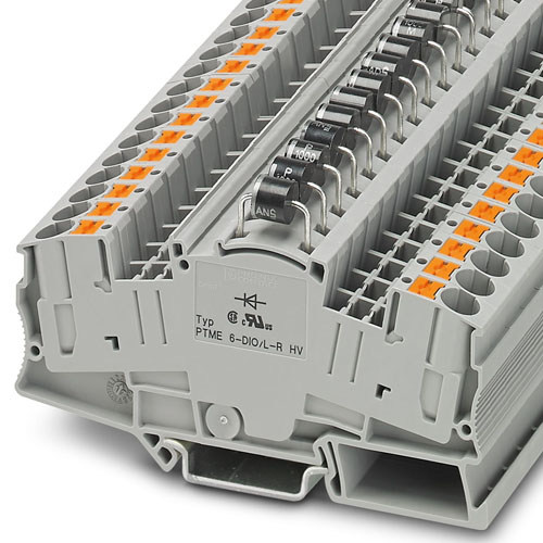 PHOENIX CONTACT - PTME 6-DIO/L-R HV - Component terminal block