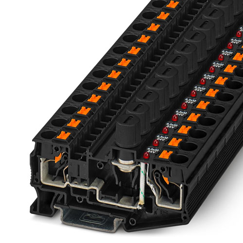 PHOENIX CONTACT - PT 6-DREHSILED 24 (6,3X32) - Fuse modular terminal block