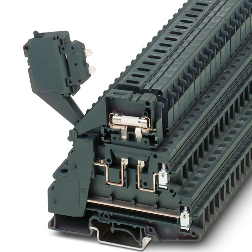 PHOENIX CONTACT - TB 4-2L-HESI (5X20) I - Multi-level fuse terminal block