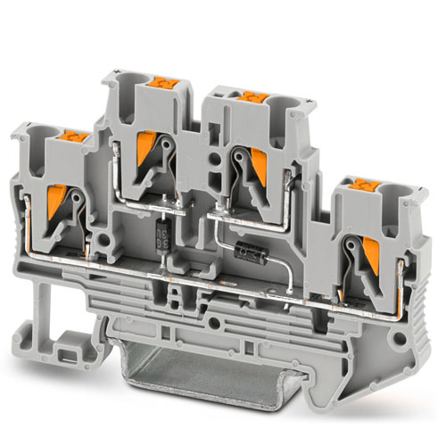 PHOENIX CONTACT - PTTB 2,5-2DIO/OL-U/OR-U - Component terminal block