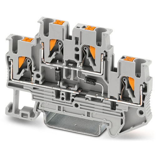 PHOENIX CONTACT - PTTB 2,5-2DIO/UL-O/UR-O - Component terminal block