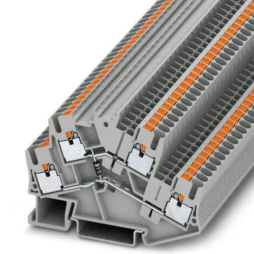 PHOENIX CONTACT - PTTBS 2,5-DIO/O-U/U-OG/O-GN - Component terminal block