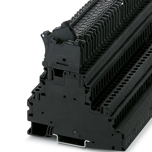 PHOENIX CONTACT - UT 4-L/HESILED 60 (5X20) - Fuse modular terminal block