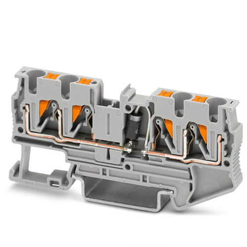 PHOENIX CONTACT - PT 4-QUATTRO-DIO 1N 5408/L-R - Component terminal block