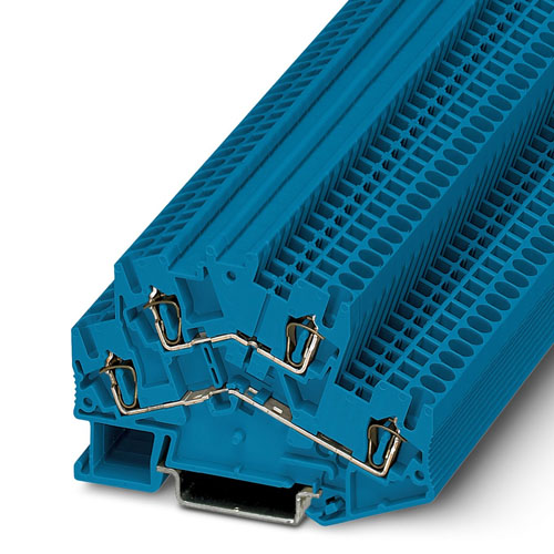 PHOENIX CONTACT - STTBS 4 BU - Double-level spring-cage terminal block