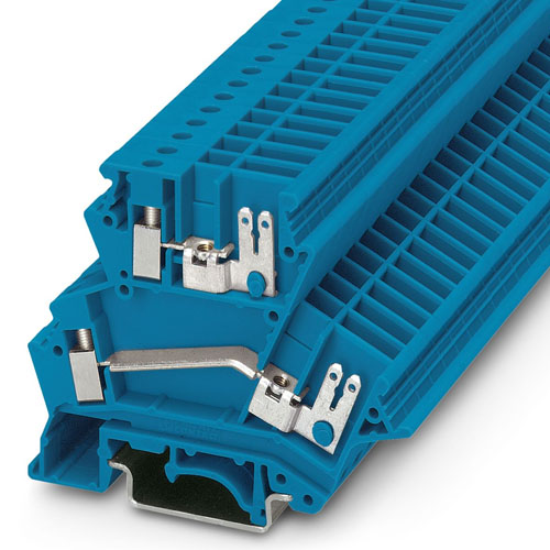 PHOENIX CONTACT - UKK 4-FS BU - Feed-through terminal block