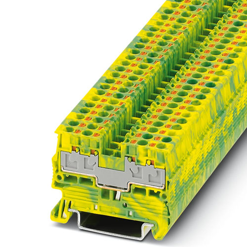 PHOENIX CONTACT - PT 2,5/S-QUATTRO-PE CUS - Ground terminal