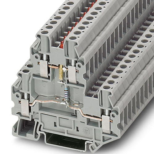 PHOENIX CONTACT - UTTB 2,5-LA 60 RD - Component terminal block