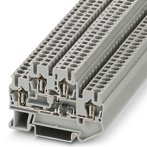 PHOENIX CONTACT - STTB 2,5-2DIO/UL-O/UL-UR - Component terminal block