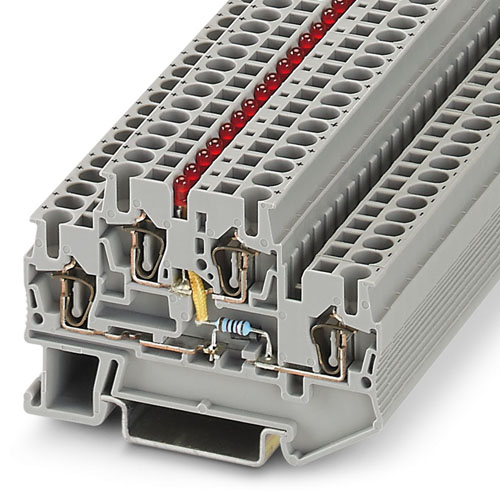 PHOENIX CONTACT - STTB 2,5-LA 24 RD/DIO-UL-UR - Component terminal block