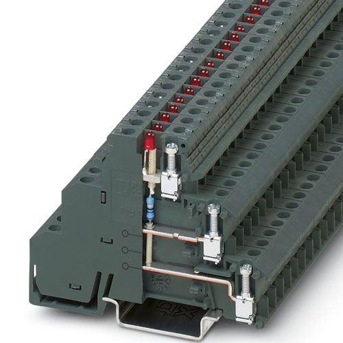 PHOENIX CONTACT - TB 2,5-3L-LA 24RD/U-O I - Multi-level terminal block