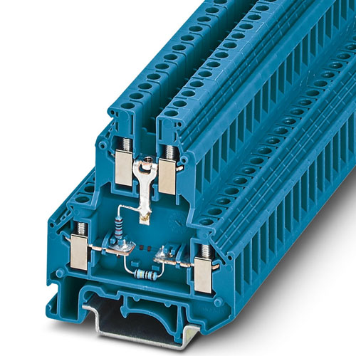 PHOENIX CONTACT - UKK 5-2R/1K4/UL-UR/10K/O-UL BU - Component terminal block