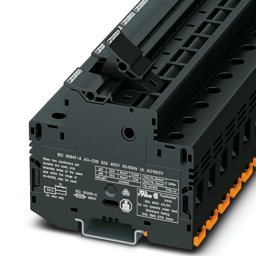 PHOENIX CONTACT - UK 10,3-HESILED A 690V - Fuse modular terminal block