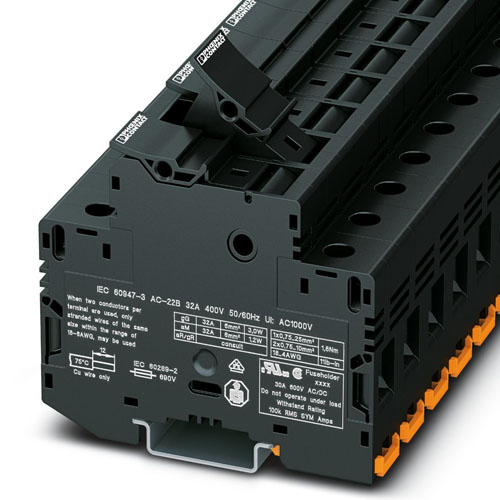 PHOENIX CONTACT - UK 10,3-HESI A 1000V - Fuse modular terminal block