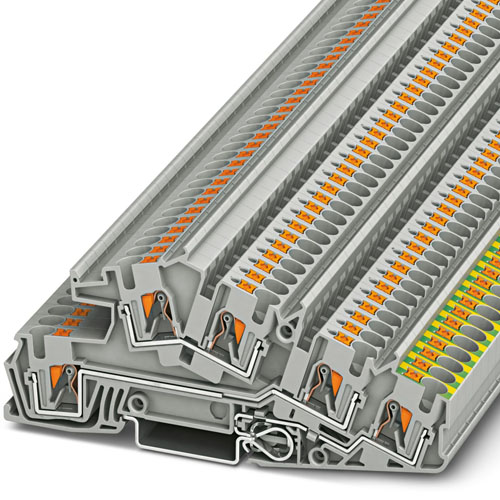 PHOENIX CONTACT - PTI 4-PE/L/L - Installation ground terminal block