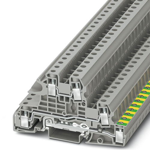 PHOENIX CONTACT - UTI 6-PE/L/L - Installation ground terminal block