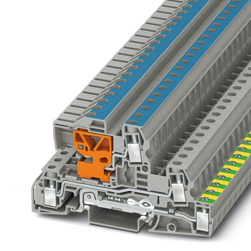 PHOENIX CONTACT - UTI 6-PE/L/NT - Installation ground terminal block