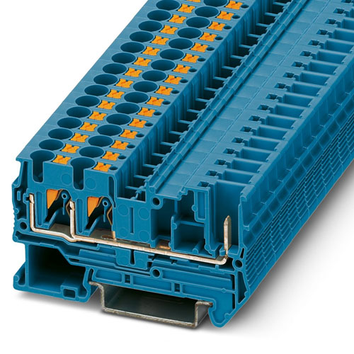 Phoenix Contact - PT 4-TWIN/1P BU - Feed-through terminal block