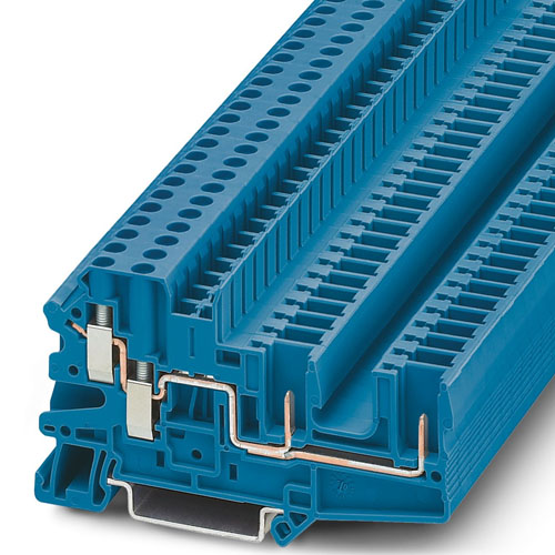 Phoenix Contact - UT 4-QUATTRO/ 2P BU - Feed-through terminal block