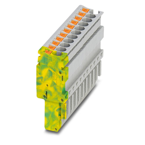 Phoenix Contact - PP-H 2,5/11 (1GNYE/10GY) - Plug